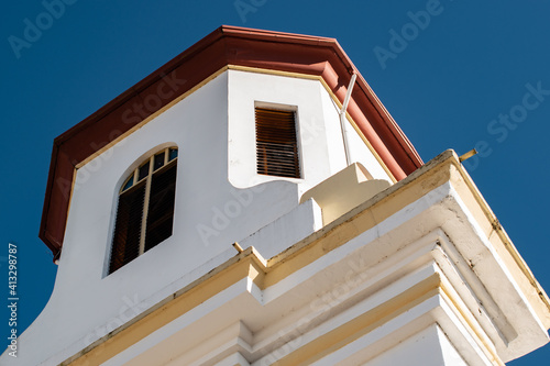 white church with sky