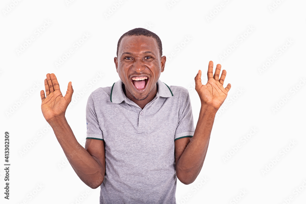 handsome young man doing shrugs. handsome young man doing shrugs.