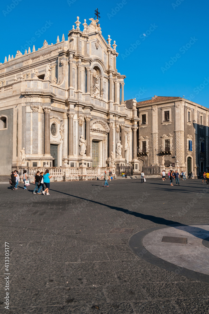 Fototapeta premium Catania, cattedrale di Sant’Agata