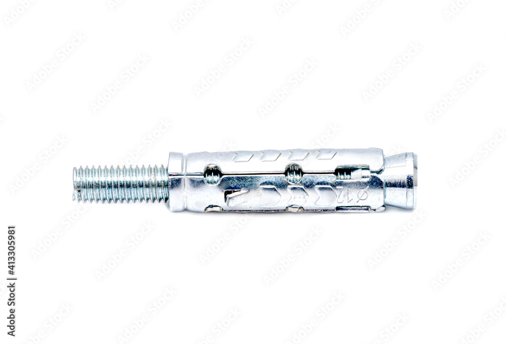 Anchor bolt on a white background Anchor bolt on a white background