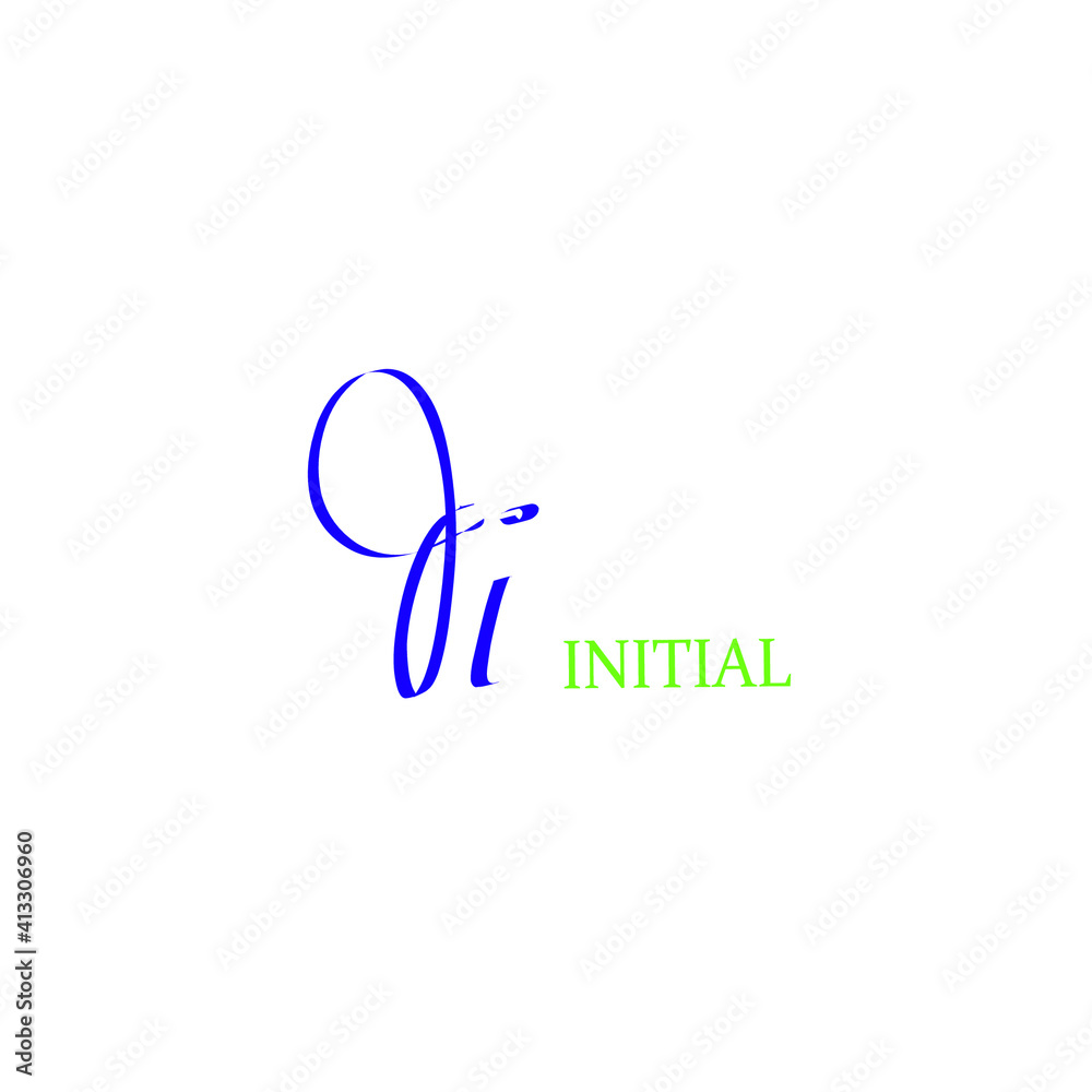 di initial handwriting logo for identity di initial handwriting logo for identity