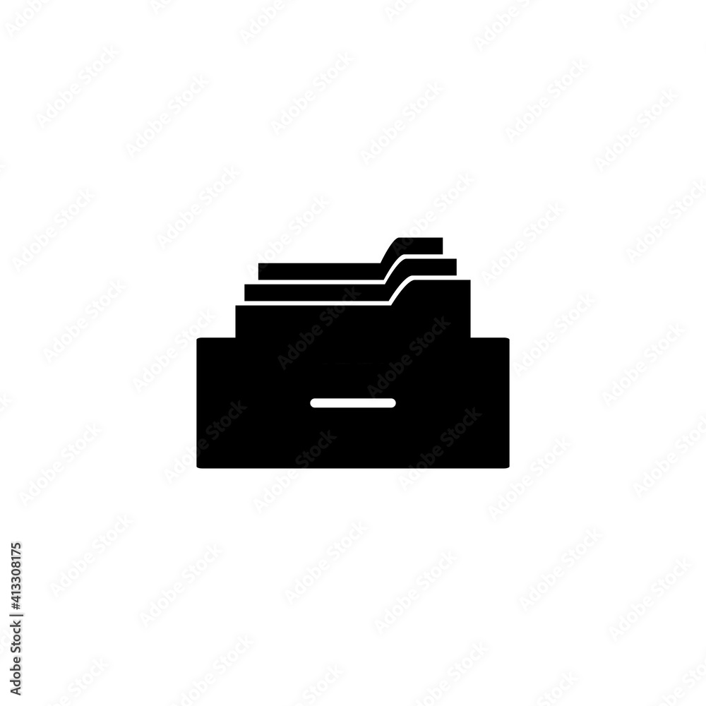 File Cabinet Icon Vector Design Template File Cabinet Icon Vector Design Template
