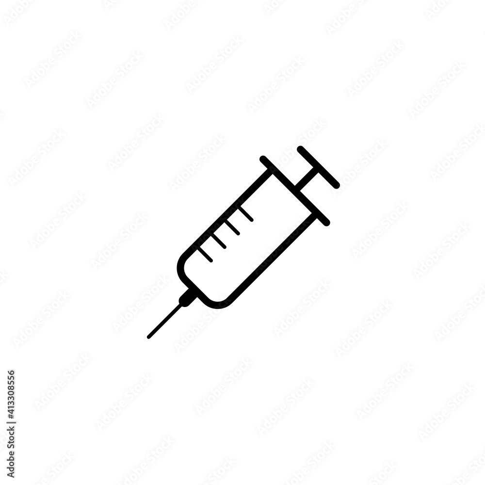 Syringe Icon Vector Design And Illustration Syringe Icon Vector Design And Illustration