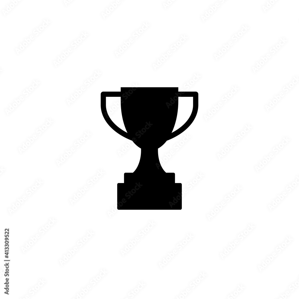 Trophy icon design logo vector template illustration Trophy icon design logo vector template illustration