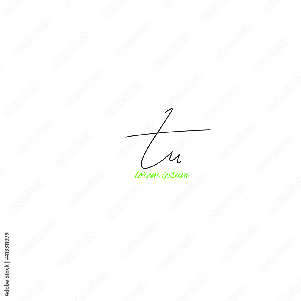 tm handwritten initial logo for identity tm handwritten initial logo for identity