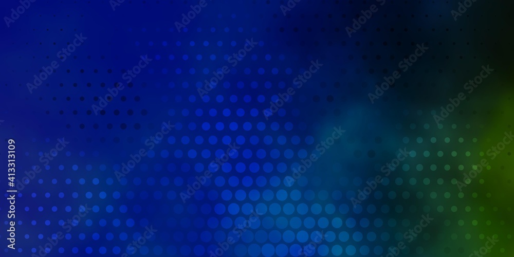 Light Blue, Green vector background with bubbles. Light Blue, Green vector background with bubbles.
