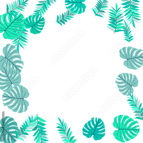 Trendy vector tropical pattern  great design for any purposes.