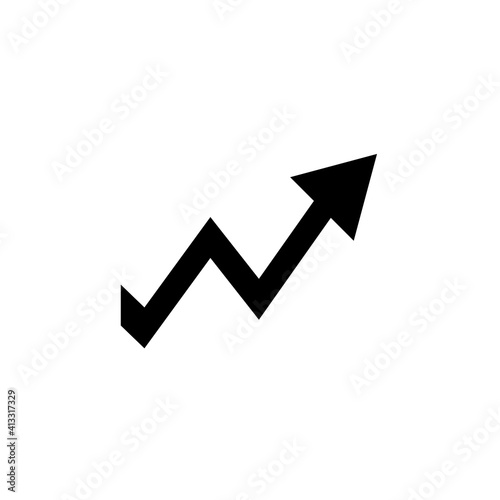 Growth Icon Design Vector Template