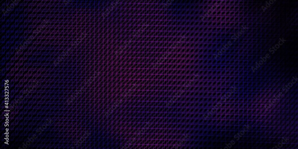 Dark Purple vector backdrop with lines. Dark Purple vector backdrop with lines.