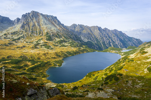 Dolina Pi  ciu Staw  w Polskich - The Valley of the Five Polish Ponds. Tatra Mountains  Poland