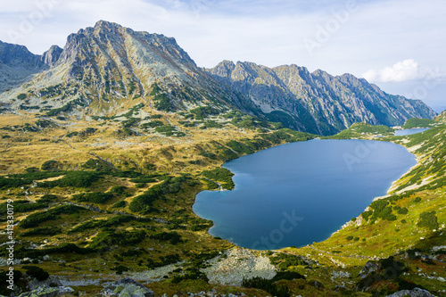Dolina Pi  ciu Staw  w Polskich - The Valley of the Five Polish Ponds. Tatra Mountains  Poland