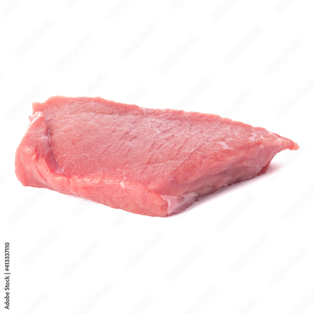 Raw chopped beef meat cube isolated om white background cut out. Raw chopped beef meat cube isolated om white background cut out.