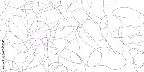 Light multicolor vector pattern with abstract shapes.