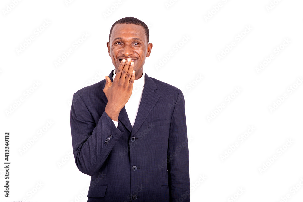 close-up of a handsome businessman, smiling. close-up of a handsome businessman, smiling.