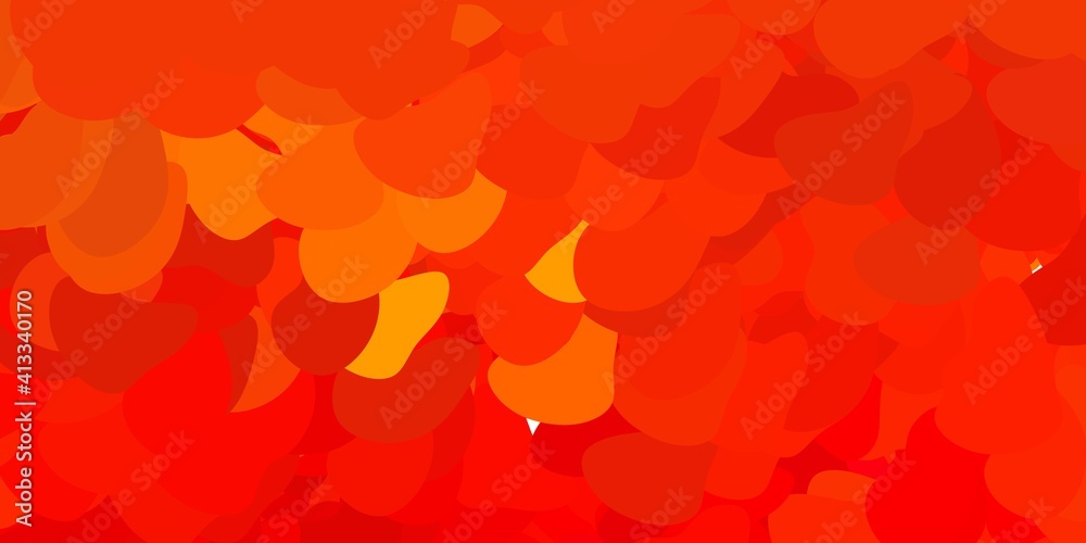 Dark pink vector texture with memphis shapes.