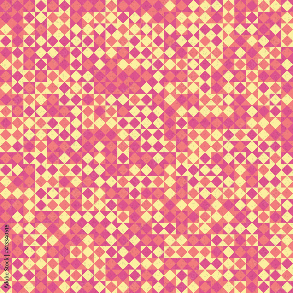 Abstract Geometric Pattern generative computational art illustration
