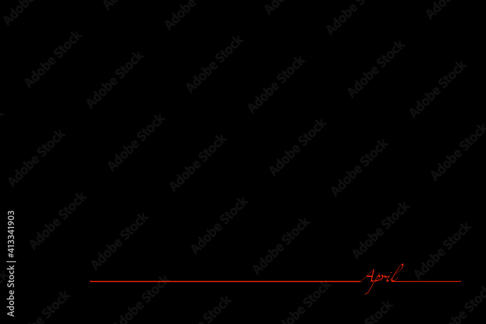 Fototapeta premium 4月