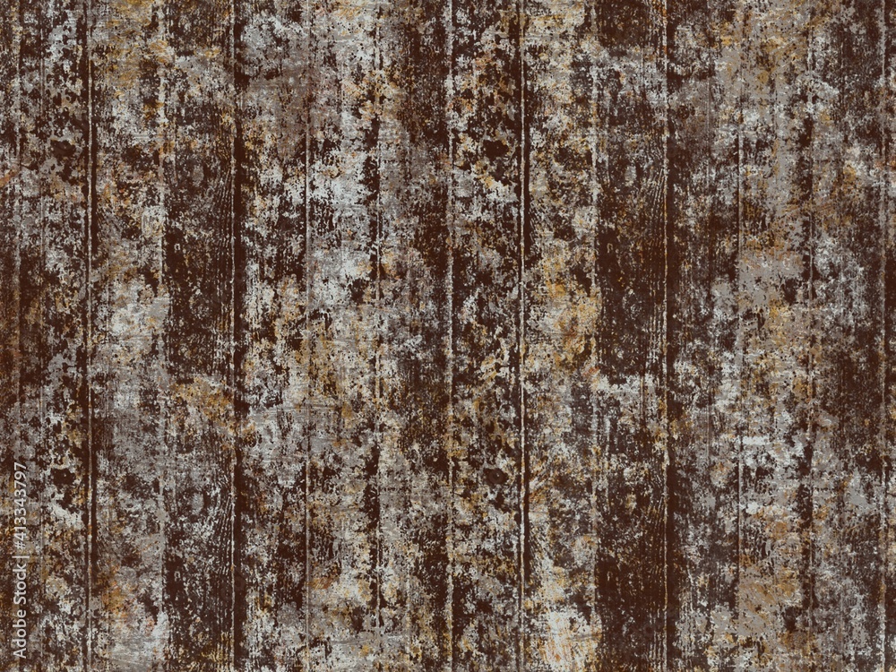 old wood texture background wall. Digital art illustration