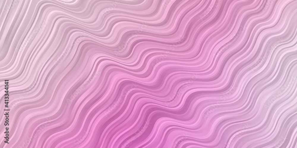 Light Pink vector pattern with lines.