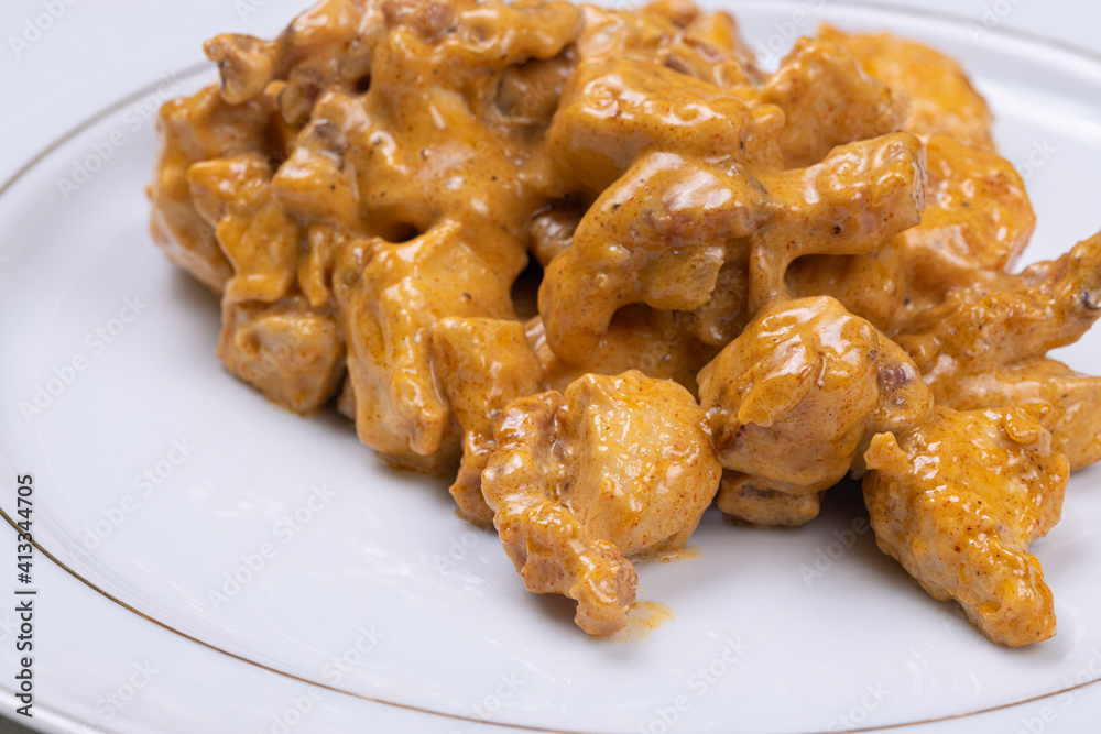 Fried Chicken White Meat with sour cream Fried Chicken White Meat with sour cream