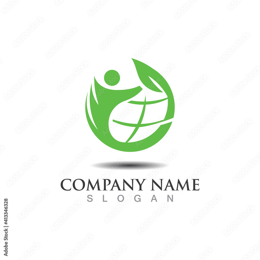 Globe abstract person logo business graphic design isolated on white Globe abstract person logo business graphic design isolated on white