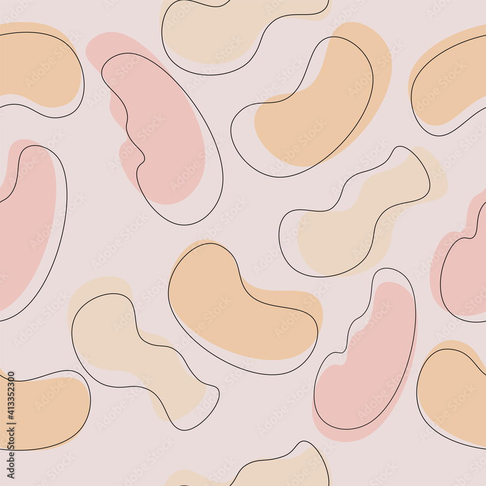abstract pattern in pastel shades