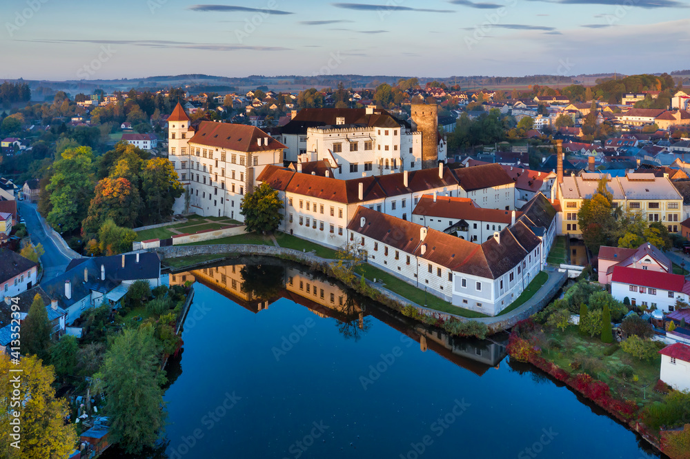 Jindrichuv Hradec Castle Aerial