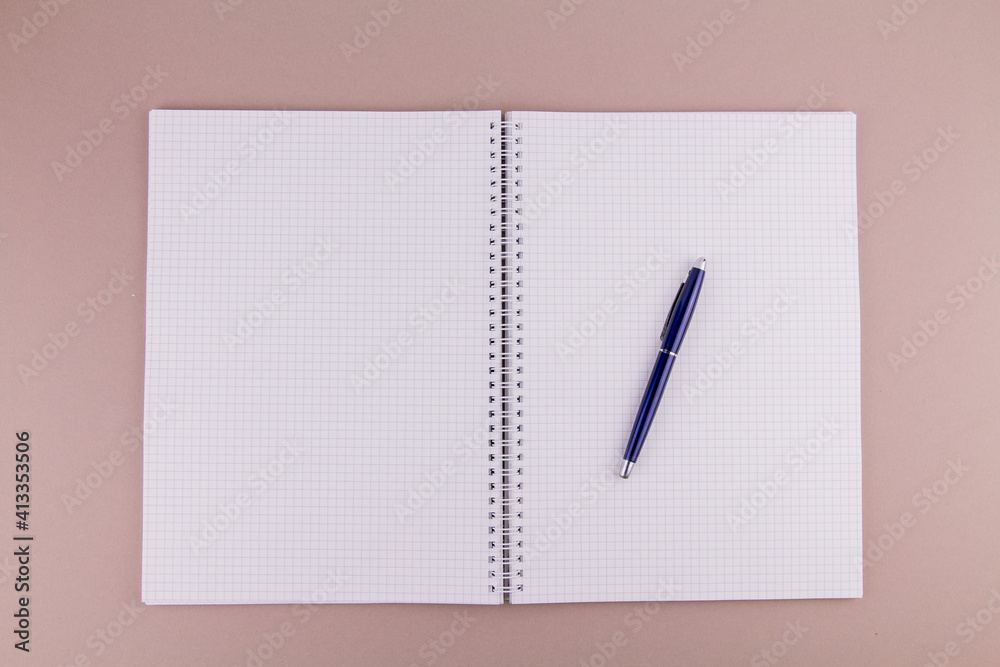 beautiful pen on a4 notebook for study or work beautiful pen on a4 notebook for study or work