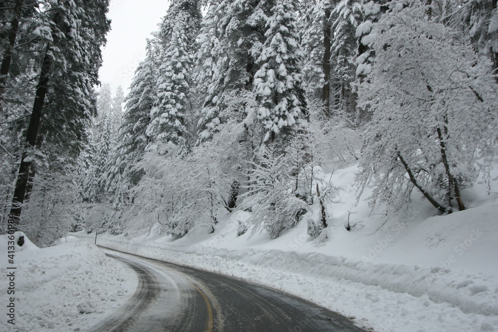 Winter Roads California High Country Winter Roads California High Country