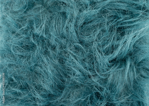 Blue-wool-texture-background,-cotton-wool.