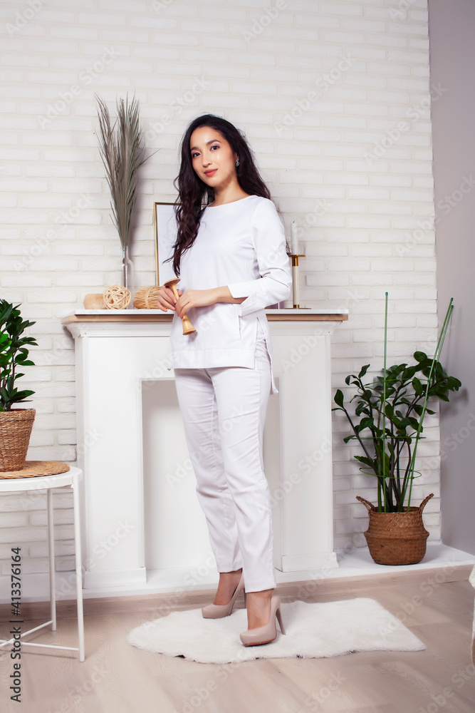 young asian woman in medical office smiling cheerful, lifestyle people concept young asian woman in medical office smiling cheerful, lifestyle people concept