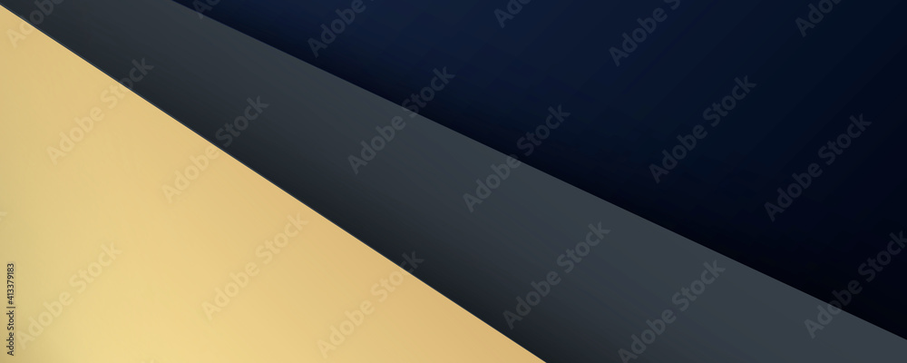Luxury dark blue overlap dimension background on metal pattern. Colorful golden glitters halftone texture with shiny realistic golden elements. Modern vector design template.
Luxury dark blue overlap dimension background on metal pattern. Colorful golden glitters halftone texture with shiny realistic golden elements. Modern vector design template.