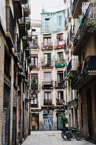 Street in Barcelona  Spain