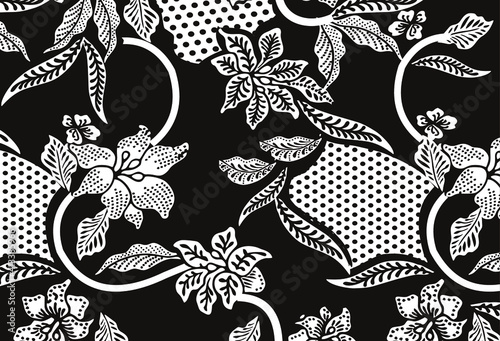 Batik Indonesian: is a technique of wax-resist dyeing applied to whole cloth, or cloth made using this technique originated from Indonesia.