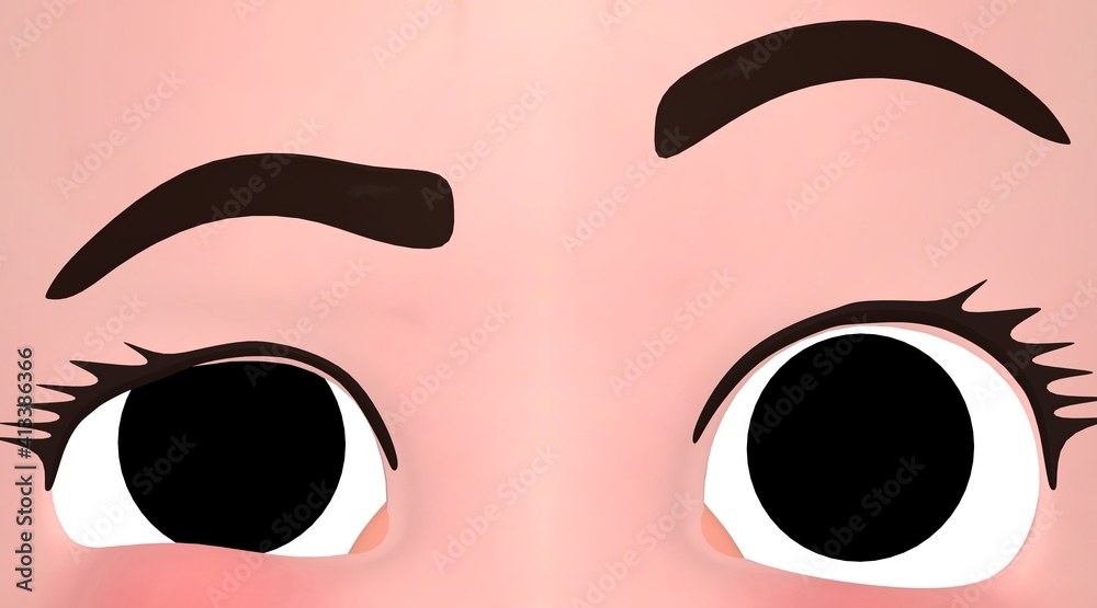 Fototapeta premium 困った顔の表情