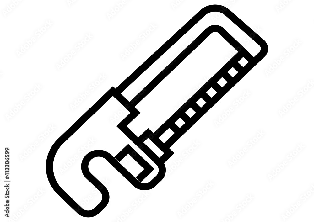 Hacksaw line and glyph icon, construction and carpentry, handsaw sign vector graphics, editable stroke linear icon, eps 10
Hacksaw line and glyph icon, construction and carpentry, handsaw sign vector graphics, editable stroke linear icon, eps 10