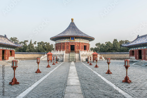 China, Beijing. Temple of Heaven, Imperial Vault of Heaven.