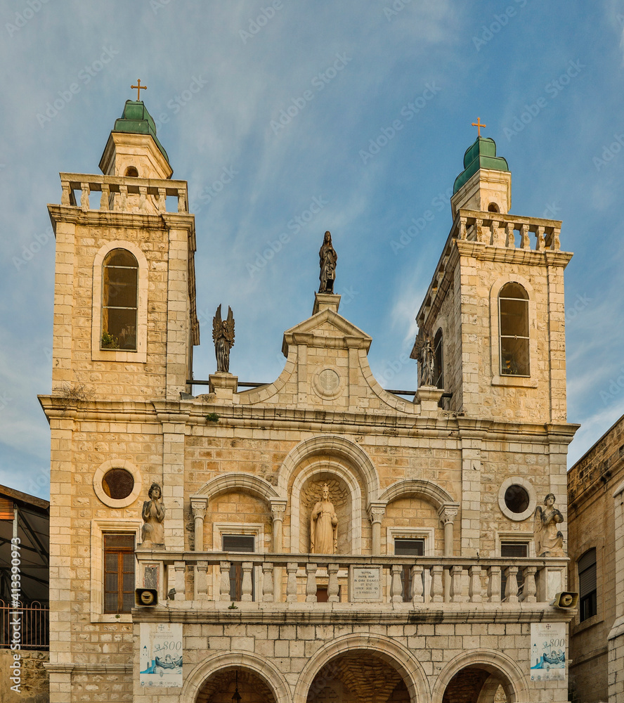 Israel, Cana. The Wedding Church at Cana, sight of Jesus' first miracle.