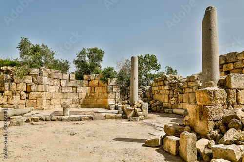 Quadro su tela Palestinian Territory, Sebastia. Church of St. John the Baptist.