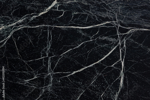 beautiful black marquina marble for background.