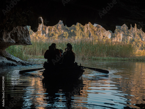 Εκτύπωση καμβά Asia, Vietnam, Van Long Nature Reserve