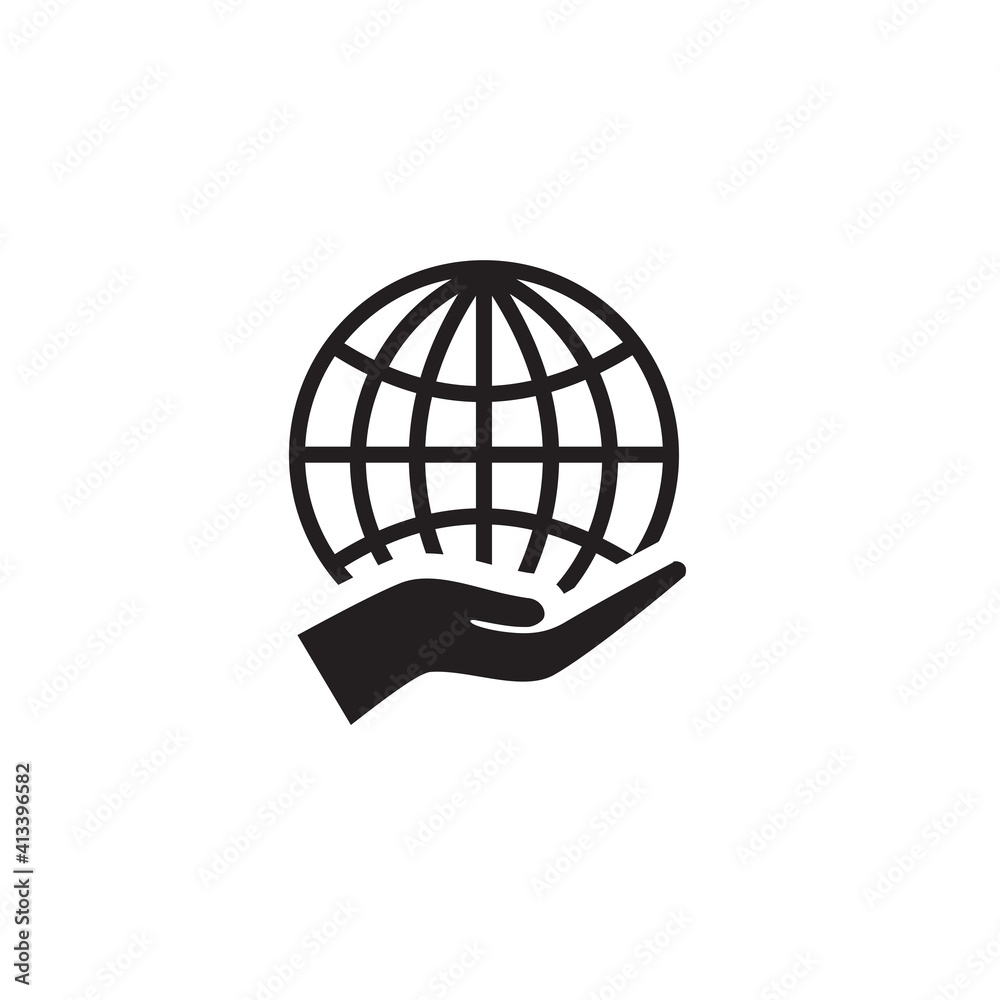save earth icon symbol sign vector save earth icon symbol sign vector