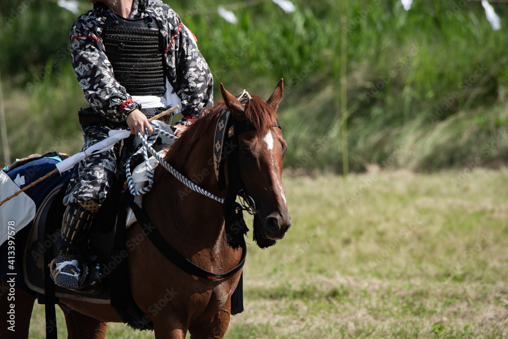Obraz premium 騎馬武者