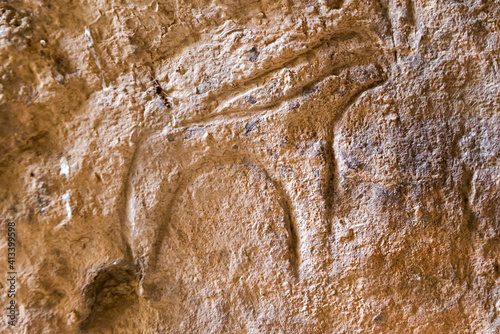 Gobustan Rock Art Cultural Landscape, UNESCO World Heritage Site, Azerbaijan photo