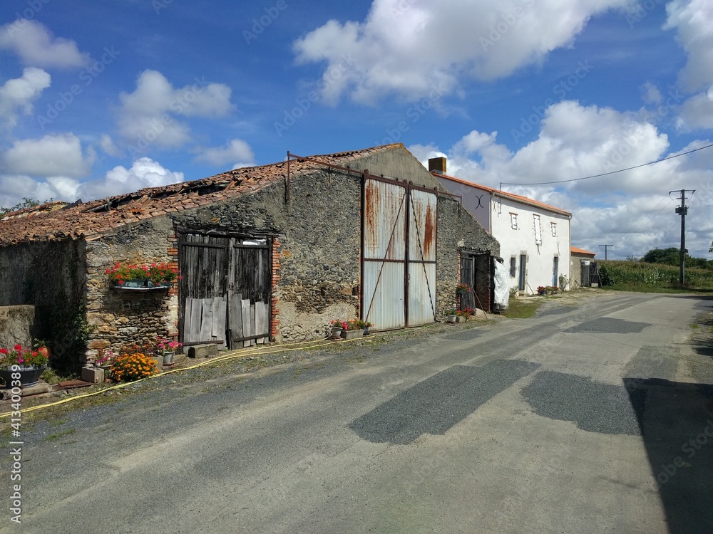 old french farmer's shed