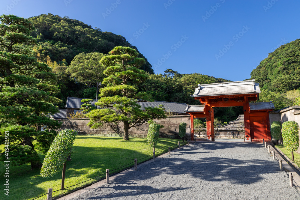 薩摩藩島津家別邸「名勝仙巌園」　鹿児島県鹿児島市