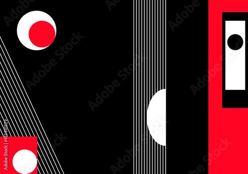 Abstract background in modern style with geometric shapes Vector illustration