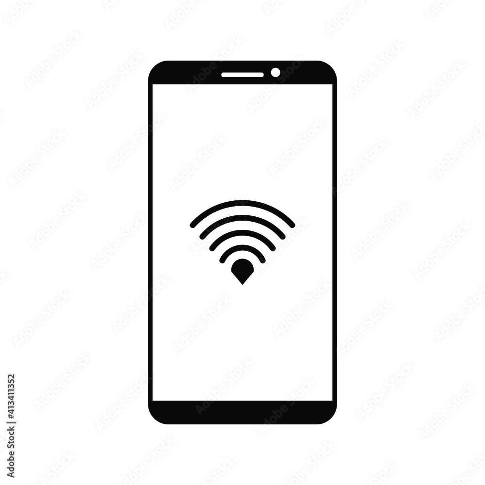 Mobile phone with blank screen Mobile phone with blank screen