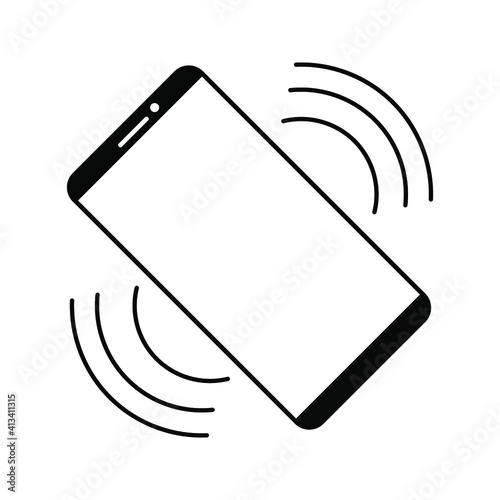 Mobile phone with blank screen