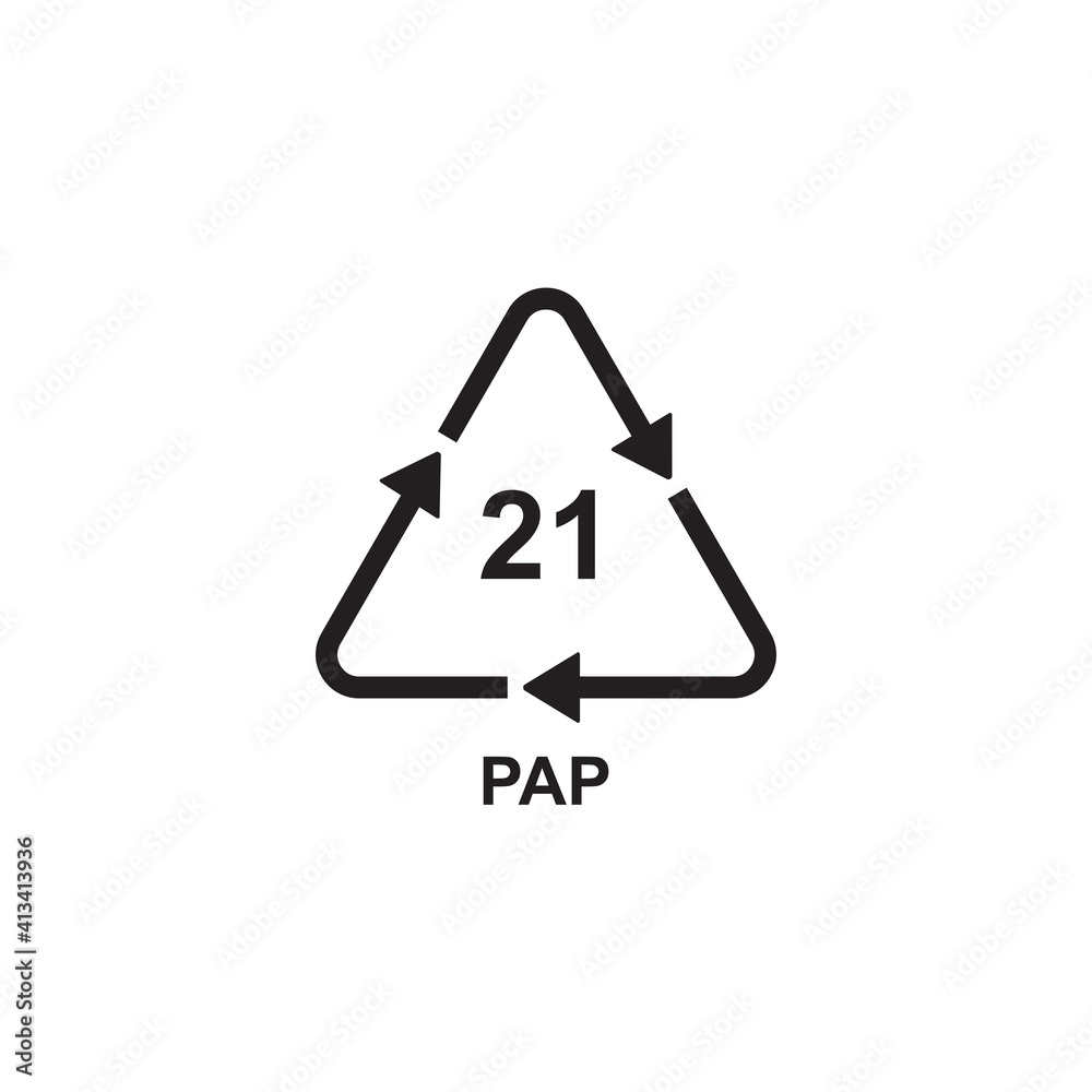 PAP mark icon symbol sign vector PAP mark icon symbol sign vector